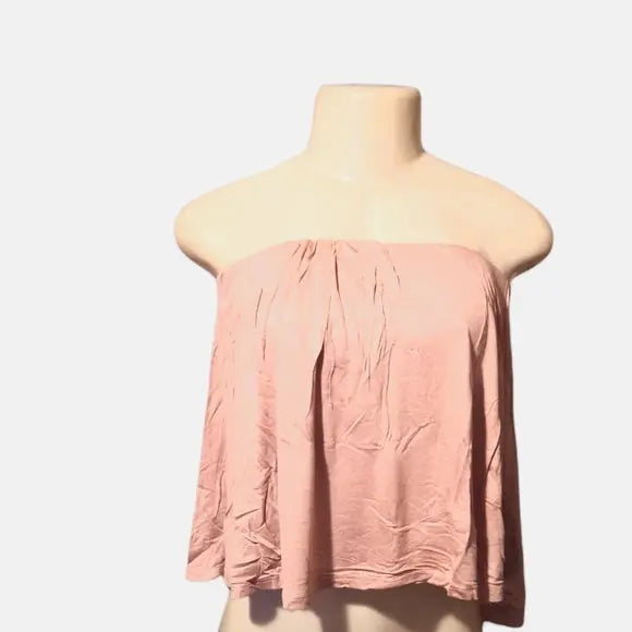 Pink Open Back Tube Top - The Fix Clothing